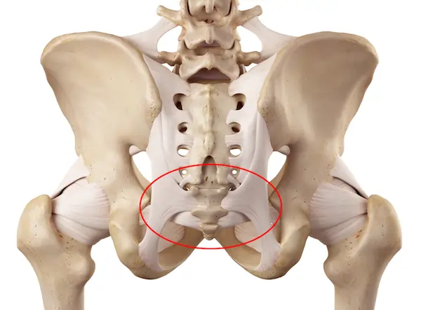 دررفتگی دنبالچه ، التهاب دنبالچه ، جا انداختن دنبالچه