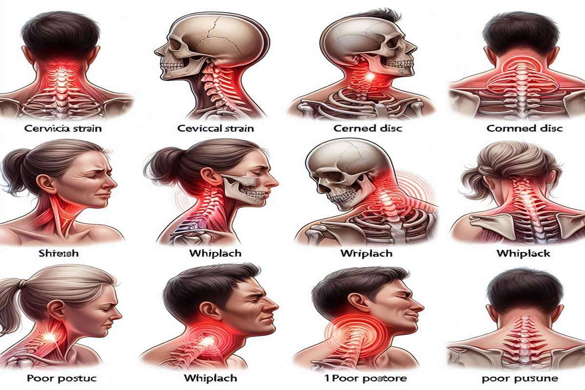 انواع گردن درد و آسیب هایی که ممکن است به گردن وارد شود