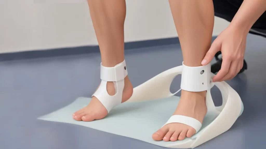 تصویری از ارتز پا برای اصلاح قوس کف پا