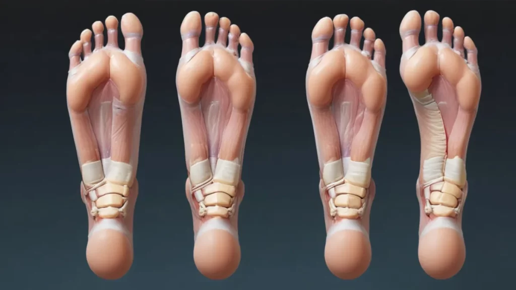 عضلات و استخوان های کف پا