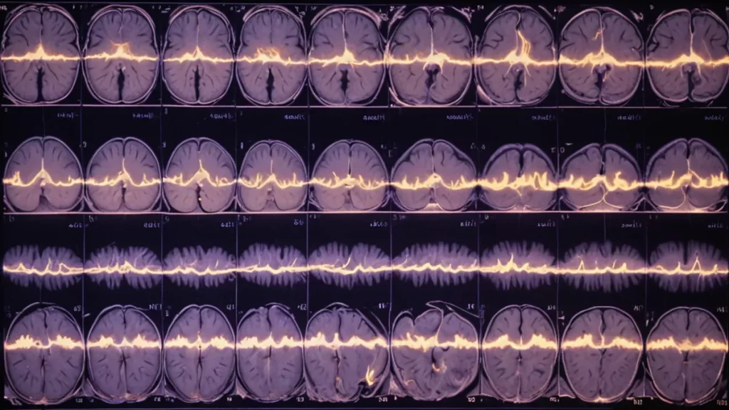 این عکس نمونهای از MRI (تصویربرداری با رزونانس مغناطیسی) مغز را نشان میدهد