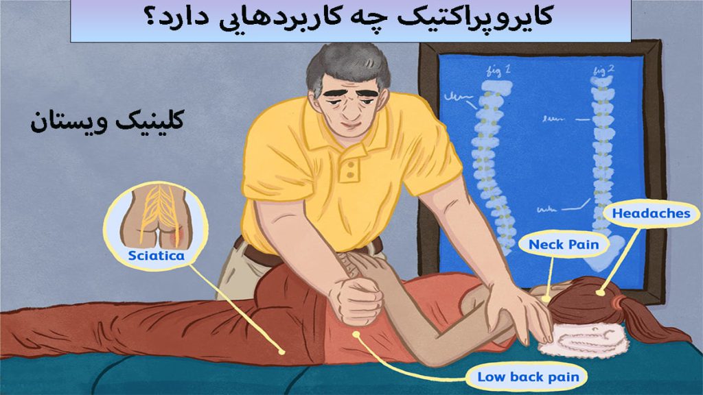 کاربردهای کایروپراکتیک یک پزشک در حال درمان فرد با روش های طب فیزیکی