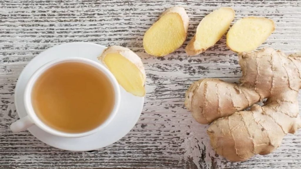 تعدادی زنجبیل و دمنوش زنجبیل برای درمان سردرد و فشار خون تعدادی زنجبیل و دمنوش زنجبیل برای درمان سردرد و فشار خون