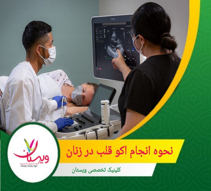 الکترودهای چسبنده به قفسه سینه شما وصل میشوند تا فعالیت الکتریکی قلب توسط دستگاه ECG ثبت شود. نحوه انجام اکو قلب در زنان