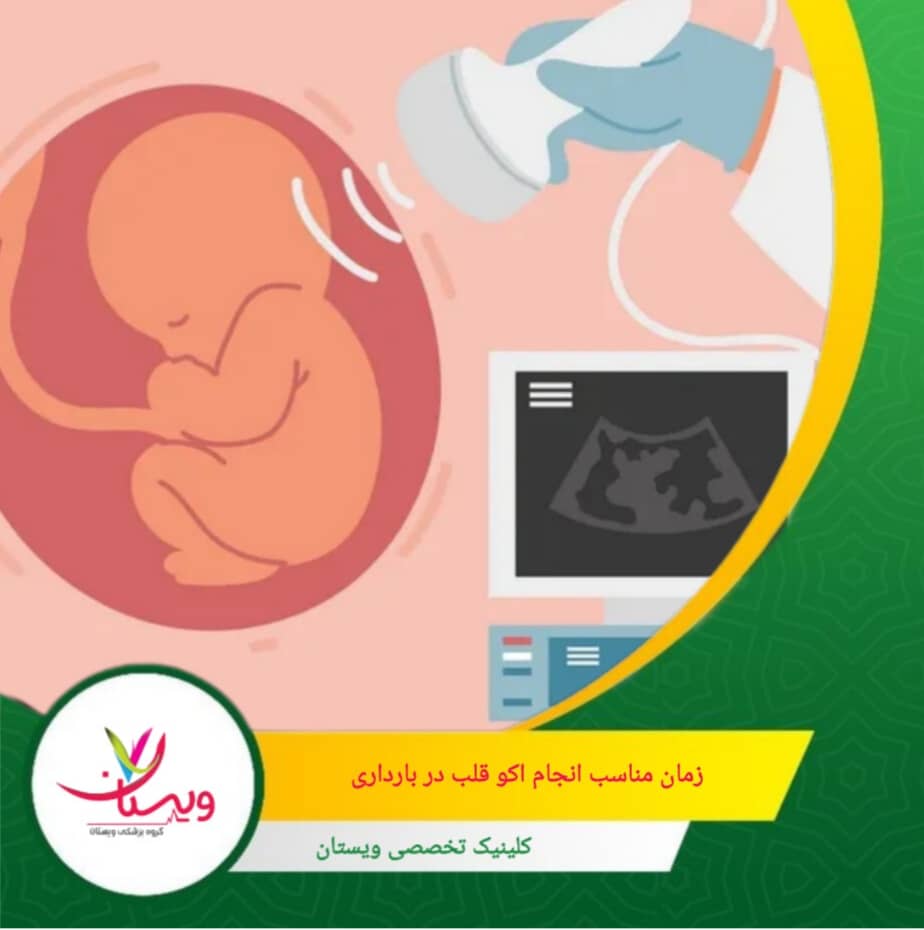 زمان مناسب برای انجام این آزمایش اهمیت زیادی دارد تا تصاویر واضح و نتایج دقیق به دست آید. زمان مناسب انجام اکو قلب در بارداری