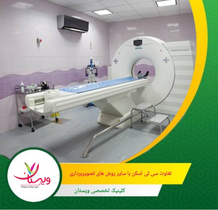 انتخاب روش تصویربرداری مناسب به نوع مشکل، شرایط بیمار و تصمیم پزشک بستگی دارد. تفاوت سی تی اسکن با سایر روشهای تصویربرداری